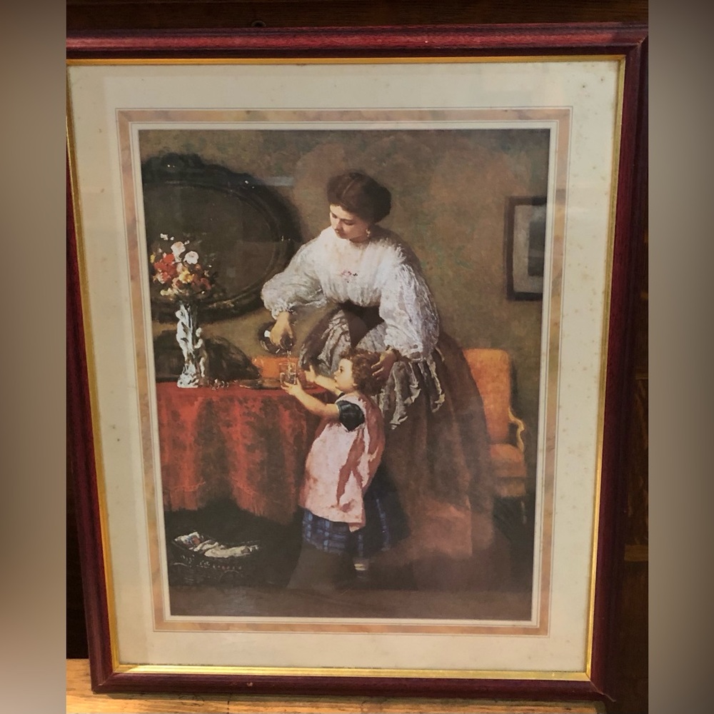 Mother Love by Friederich Kraus framed Picture
